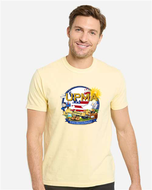 RETIRED! Everyday is Sunday Full Print  Unisex Color Garment-Dyed T-Shirt -LOTS OF COLORS!