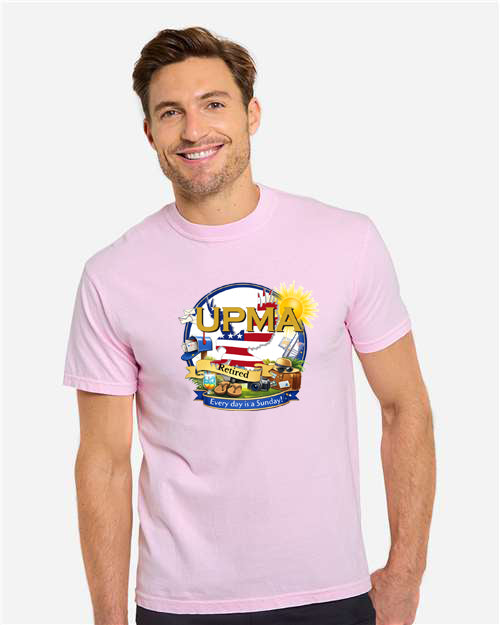 RETIRED! Everyday is Sunday Full Print  Unisex Color Garment-Dyed T-Shirt -LOTS OF COLORS!