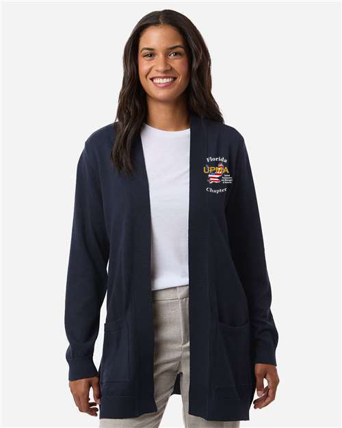 FLORIDA Logo Embroidered Women's New Classics Open Cardigan Sweater