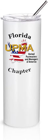 FLORIDA CHAPTER  Stainless Steel Tumbler with Lid 20 oz.