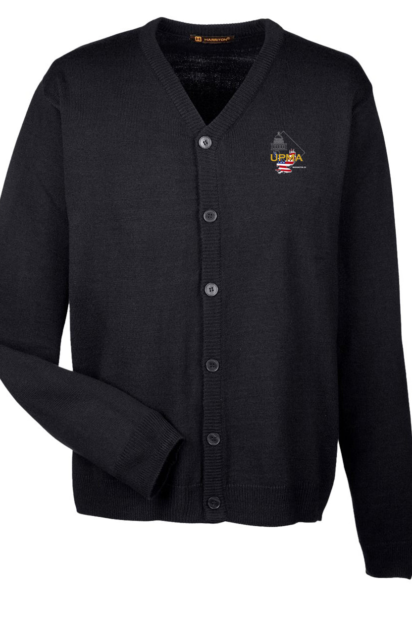 WASHINGTON DC Embroidered Men's  Classics  Button Cardigan Sweater