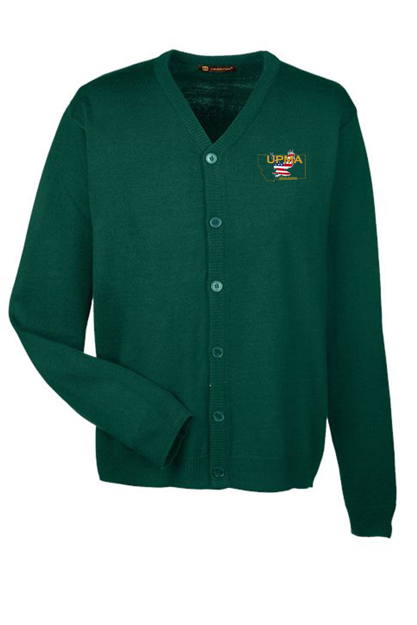 MONTANA Embroidered Men's  Classics  Button Cardigan Sweater