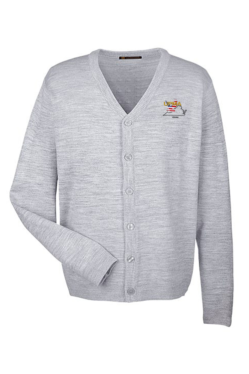 VIRGINIA Embroidered Men's  Classics  Button Cardigan Sweater