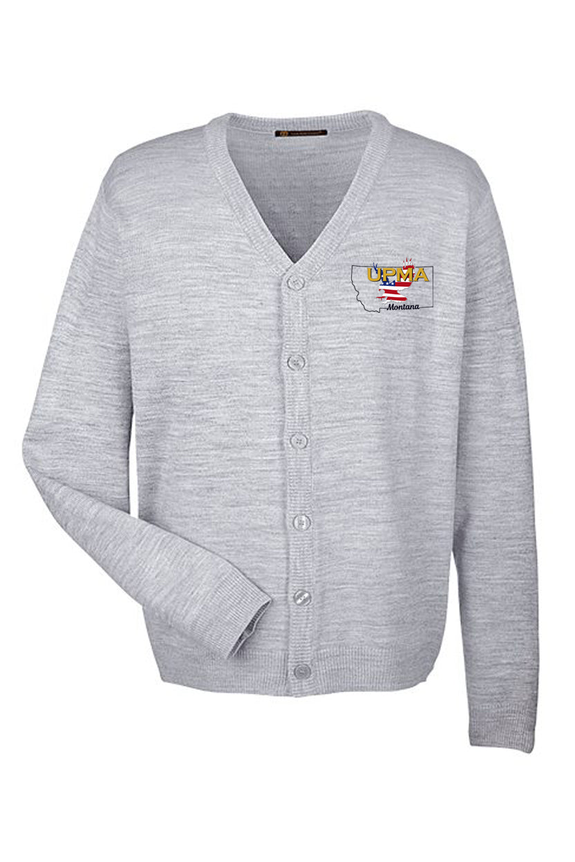 MONTANA Embroidered Men's  Classics  Button Cardigan Sweater