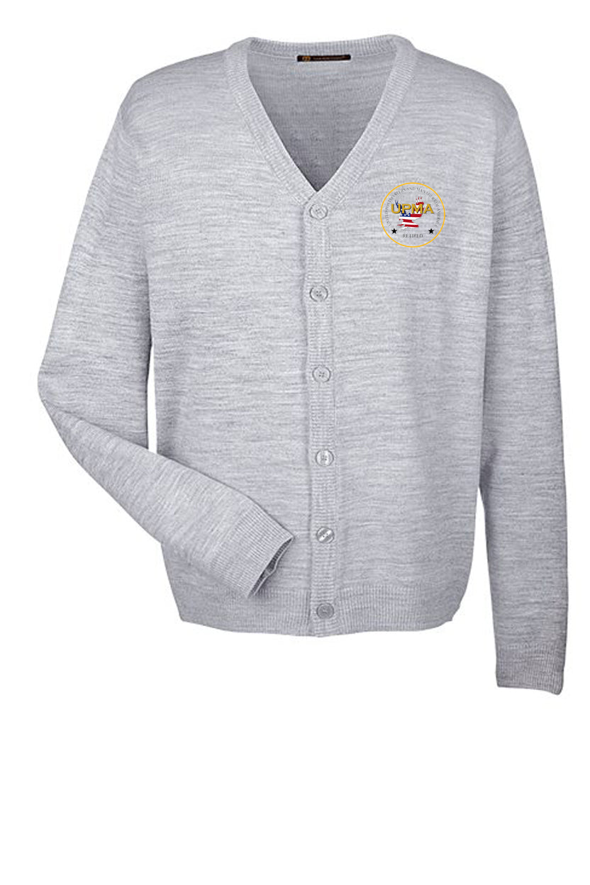 RETIRED  Embroidered Men's  Classics  Button Cardigan Sweater
