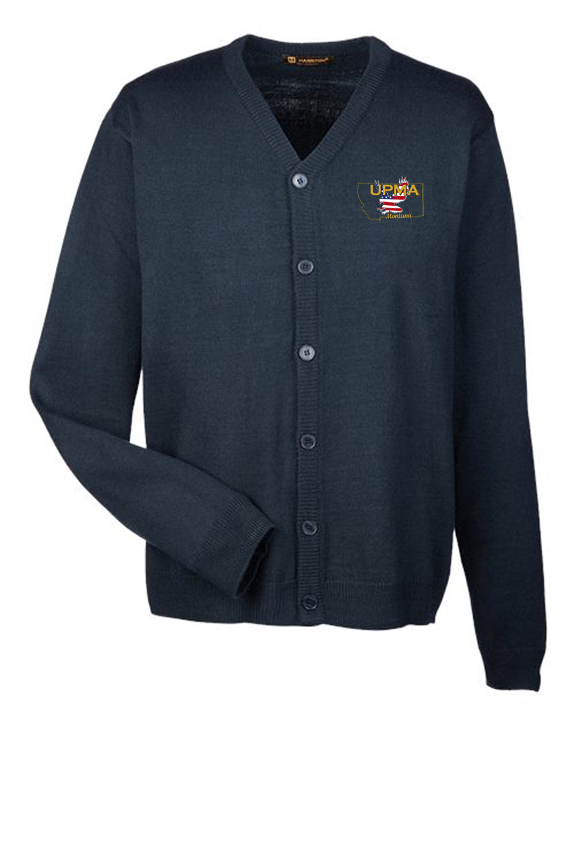 MONTANA Embroidered Men's  Classics  Button Cardigan Sweater