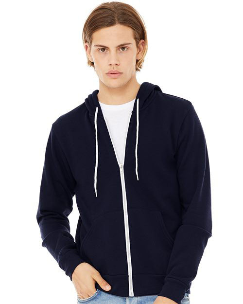 Embroidered PUERTO RICO VIRGIN ISLANDS Unisex Sponge Fleece Full-Zip Hoodie Sweatshirtt