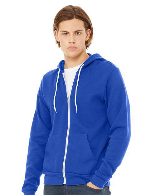 Embroidered PUERTO RICO VIRGIN ISLANDS Unisex Sponge Fleece Full-Zip Hoodie Sweatshirtt