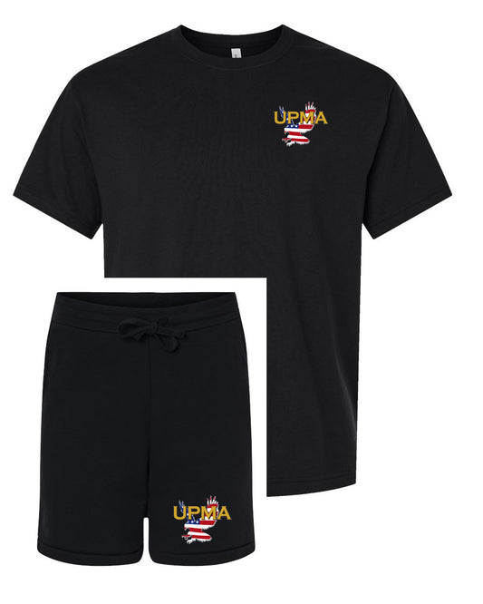 Tshirt and Shorts Set Embroidered National Logo on both